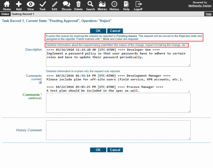 Transition Instructions